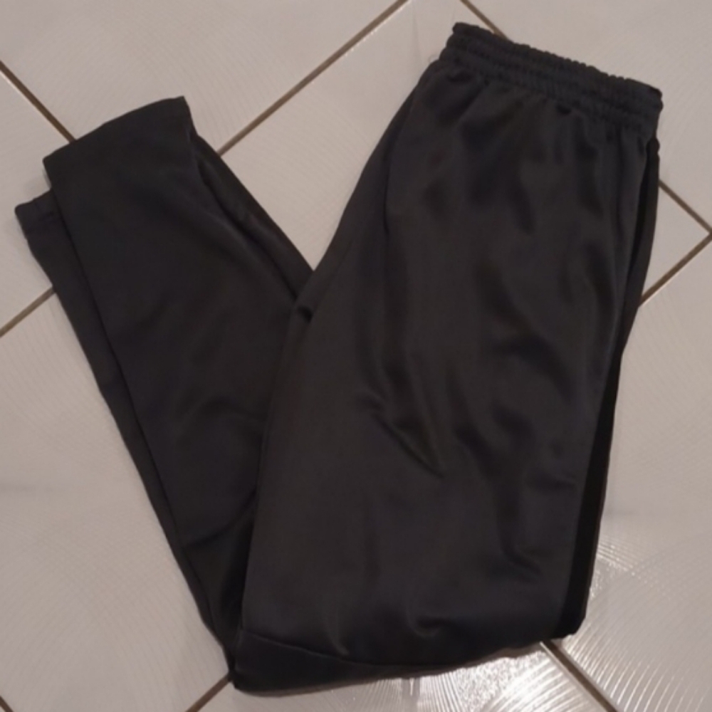4/$80 New Dark Gray & Black Track Pants - Size Large